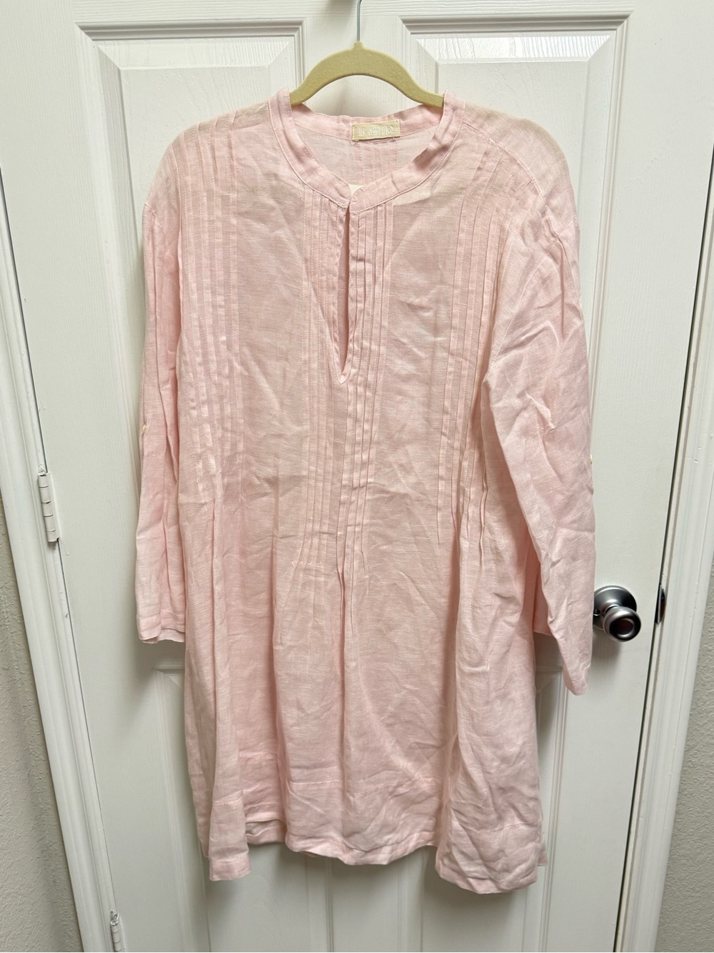 CP Shades Pink Linen Dress